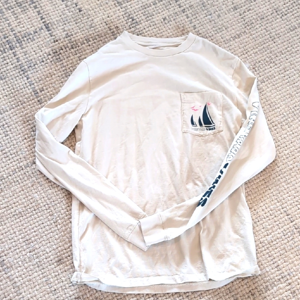 NWOT Vineyard Vines coastal long sleeve tee